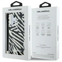 Karl Lagerfeld Apple iPhone 16 hardcase IML Zebra Pattern & Cord black