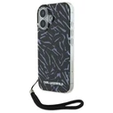 Karl Lagerfeld Apple iPhone 16 Zebra With Cord purple