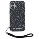 Karl Lagerfeld Apple iPhone 16 Zebra With Cord purple