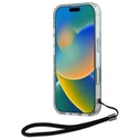 Karl Lagerfeld Apple iPhone 16 Zebra With Cord purple