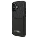 Karl Lagerfeld Apple iPhone 16 hardcase Cardslots Monogram black
