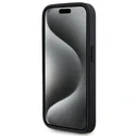 Karl Lagerfeld Apple iPhone 15 Pro hardcase Leather Monogram Metal Logo MagSafe black