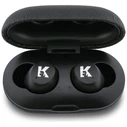Karl Lagerfeld Saffiano Logo Wireless in-ear headphones TWS ENC black