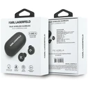 Karl Lagerfeld Saffiano Logo Wireless in-ear headphones TWS ENC black