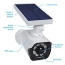 Ψεύτικη Κάμερα Παρακολούθησης CEE Solar with LED light SOL1800S