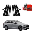 GrizzGlass BodyShield Carbon Car Pillars Protective Film Volvo V60 (2026) [10in1]