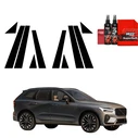 GrizzGlass BodyShield Black Car Pillars Protective Film Volvo XC60 (2025-2026) [10in1]