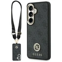 Guess 4G Big Rhinestone Triangle Strap MagSafe Samsung Galaxy S26 black