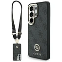 Guess 4G Big Rhinestone Triangle Strap MagSafe Samsung Galaxy S26 Ultra black