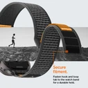 Spigen Athlex Air 2 Apple Watch 8 / 9 / 10 / 11 / SE / Ultra 44 / 45 / 46 / 49mm Active Black / Orange