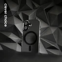 Crong Clear MAG Pro Apple iPhone 16 Pro MagSafe (black)