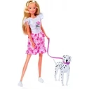 Κούκλα Simba Steffi Love Steffi And Evi Walking With The Dog