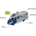 Majorette Vehicle G.S.Hymer B-Class Kamper 19 Cm