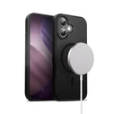 Crong Hybrid Frost MAG Cover MagSafe Apple iPhone 17 (black)