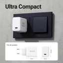Crong Ultra Compact Wall Charger GaN USB-C 45W PD 3.0 z PPS (white)