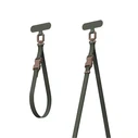 Moshi 2-in-1 Wrist & Body Strap Eco leather strap for phone with Adapter (Moss Green)
