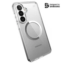 Speck Presidio Perfect-Clear Magnet MagSafe Samsung Galaxy S26+ Plus (Clear/Clear/Silver)