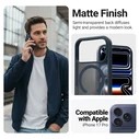 Crong Hybrid Matte Magnetic MagSafe Apple iPhone 17 Pro (navy blue)