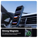 Crong Hybrid Matte Magnetic MagSafe Apple iPhone 17 Pro (navy blue)