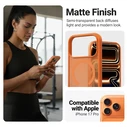 Crong Hybrid Matte Magnetic MagSafe Apple iPhone 17 Pro (orange)