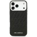 Karl Lagerfeld FW Stamped Karl MagSafe Apple iPhone 17 Pro Max black