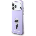 Karl Lagerfeld IML Aquarelle Karl & Choupette & Logo MagSafe Apple iPhone 17 Pro Max purple