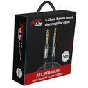 Καλώδιο Ήχου ATC 6.35 ST/ 6.35 ST 3 Poles Electric Guitar 5.0m