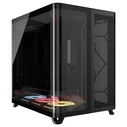 Corsair AIR 5400 LX-R RGB Gaming Midi Tower Κουτί Υπολογιστή με Πλαϊνό Παράθυρο Μαύρο