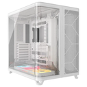 Corsair AIR 5400 LX-R RGB Gaming Midi Tower Κουτί Υπολογιστή με Πλαϊνό Παράθυρο Λευκό