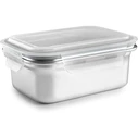 Ibili Lunch Box Silver Stainless Steel Rectangular 800 ml