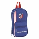 Κασετίνα για τα Μολύβια Atletico Madrid In blue Ναυτικό Μπλε 12 x 23 x 5 cm (33 Τεμάχια)