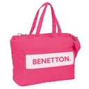 Τσάντα Laptop Benetton Raspberry Φούξια (54 x 31 x 17 cm)