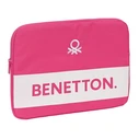 Τσάντα Laptop Benetton Raspberry Φούξια (34 x 25 x 2 cm)