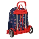 Σχολική Τσάντα με Ρόδες Mickey Mouse Clubhouse Only one Ναυτικό Μπλε 33 x 42 x 14 cm