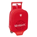 Σχολική Τσάντα με Ρόδες Sevilla F?tbol Club Κόκκινο 22 x 27 x 10 cm