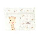 Διπλή Κασετίνα Sophie la Girafe Μπεζ 23 x 16 x 3 cm