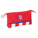 Τριπλή Κασετίνα Atletico Madrid Κόκκινο 22 x 12 x 3 cm