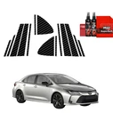GrizzGlass BodyShield Carbon Car Pillars Protective Film Toyota Corolla Sedan (2022-2026) [14in1]