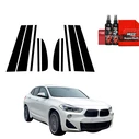 GrizzGlass BodyShield Black Car Pillars Protective Film BMW X2 (2017-2023) [10in1]
