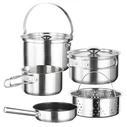 Inoxibar Cookware KAMPING 61117 Steel 7 Pieces