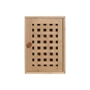 Home ESPRIT Ντουλάπα για κλειδιά Φυσικό 19 x 6 x 27 cm
