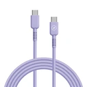 Καλώδιο USB-C σε USB-C Muvit for Change Λεβάντα 1,2 m