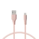 Καλώδιο USB KSIX 1m (520240) Pink