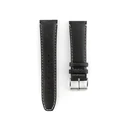Tommy Hilfiger 679300720 Δερμάτινο Λουράκι Μαύρο 22mm