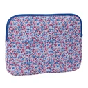 Κάλυμμα για Laptop Nait Nait Flores coimbra azul Μπλε 34 x 25 x 2 cm