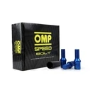 Set Παξιμάδια OMP 27 mm Μπλε 20 uds M12 x 1,25