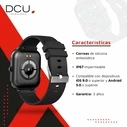 Smartwatch DCU CURVED GLASS PRO 1,83" Μαύρο