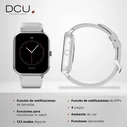 Smartwatch DCU CURVED GLASS PRO 1,83" Γκρι