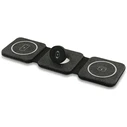 Guess 4G 15W MagSafe 3-in-1 Wireless Charger Black