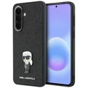 Karl Lagerfeld Fixed Glitter Ikonik Logo Metal Pin Samsung Galaxy A57 5G black